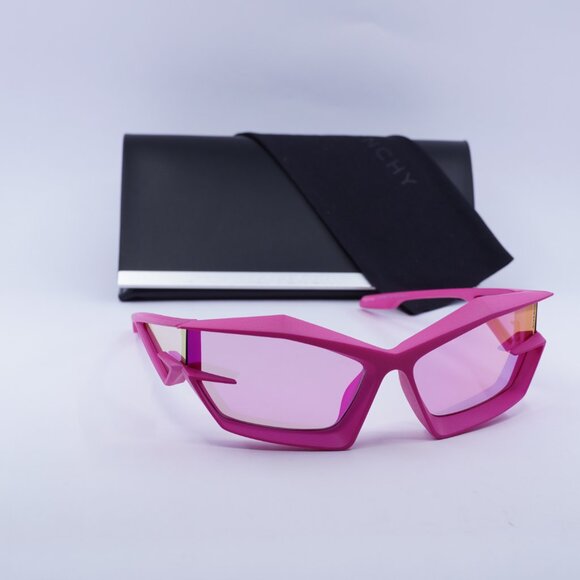 Givenchy GV40049I 73Y Geometric Sunglasses - Pink - Picture 4 of 9